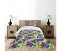 Modern Design Wave Bedspread Set