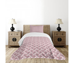 Sakura Branches Bloom Bedspread Set