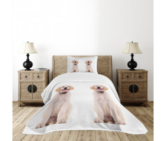 Happy Puppy Bedspread Set