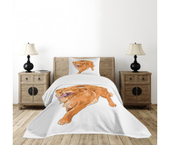 Playful Dog Bedspread Set