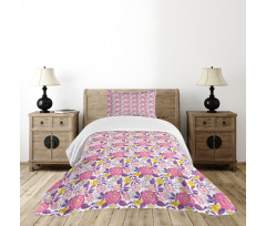 Delicate Blossoms Bedspread Set