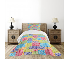 Flourishing Nature Motif Bedspread Set