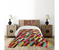 Parallel Bars Triangle Bedspread Set