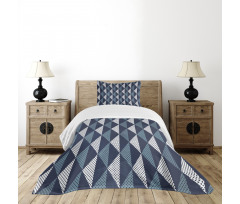 Rhombuses and Dots Bedspread Set