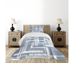 Futuristic Stripes Bedspread Set