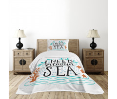 Inspirational Words Art Bedspread Set