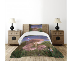 Enchanted Forest Fungi Bedspread Set