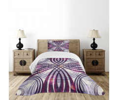 Groovy Geometric Bedspread Set