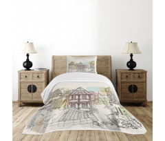 Historic Nuremberg Scene Bedspread Set