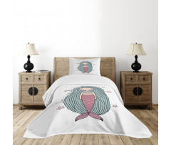 Sea is My Home Girl Bedspread Set