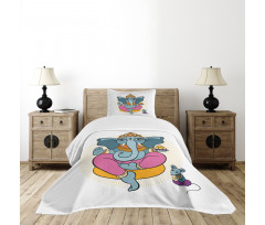 Hand Drawn Animals Bedspread Set