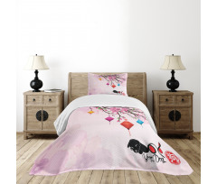 Lunar New Year Bedspread Set