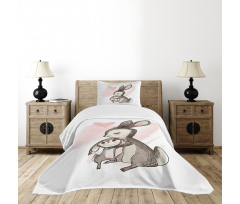 Bunny with His Mom Bedspread Set