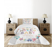 Hello Baby Owls Bedspread Set