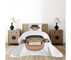 Funny Hipster Animal Bedspread Set