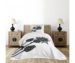 Thorny Plants Healthy Bedspread Set