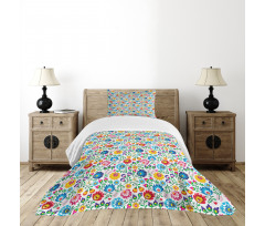 Polish Colorful Foliage Bedspread Set