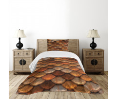 Medieval Scale Pattern Bedspread Set