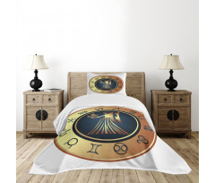 Signs Circle Woman Bedspread Set