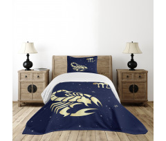 Night Sky Stars Bedspread Set