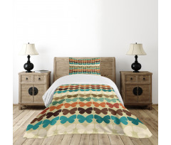 Retro Silhouettes Bedspread Set