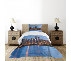 Big City Sunset Bedspread Set