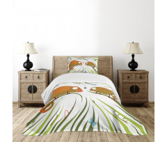 Insect World Design Bedspread Set