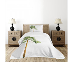 Aquarelle Nature Sketch Bedspread Set