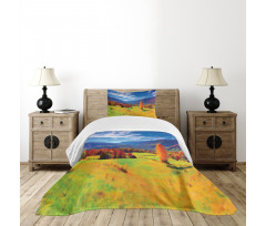 Alpine Mountain Design Bedspread Set