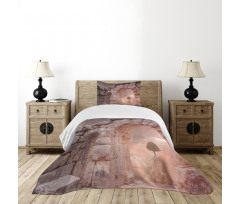 Greek Building Bedspread Set