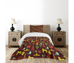 Tequila and Saguro Bedspread Set