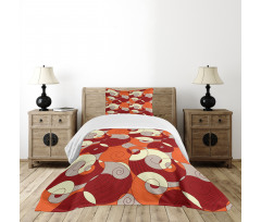 Psychedelic Spiral Bedspread Set