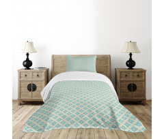 Geometric and Retro Bedspread Set