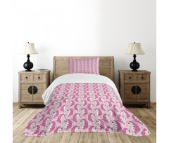 Girly Animals Bedspread Set