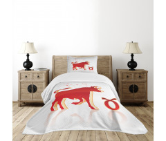Animal and Stars Bedspread Set