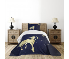 Centaur Motif Bedspread Set