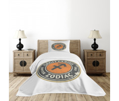 Zodiac Design Bedspread Set