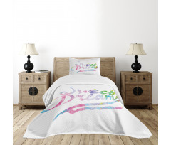Happiness Youth Themes Bedspread Set