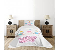 Cartoon Sheep Bedspread Set