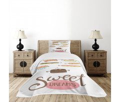 Éclair and Cake Bedspread Set