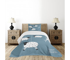 Sheep Moon Star Bedspread Set