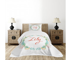 Celebratory Girl Name Classic Bedspread Set