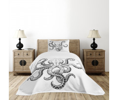 Sea Animal Artwork Bedspread Set