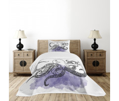 Line Art Animal Bedspread Set