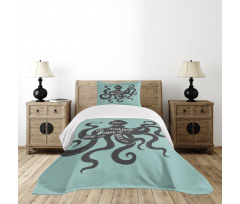 Inspiration Message Graphic Bedspread Set