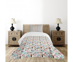 Hawaiian Toucan Bird Bedspread Set