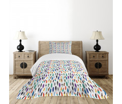 Aztec Culture Motifs Bedspread Set