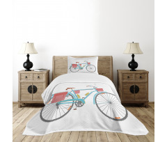 Classic Tour Bike Bags Bedspread Set