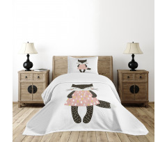 House Pet in Dress Bedspread Set