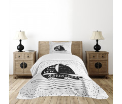 Say Yes to Adventure Bedspread Set